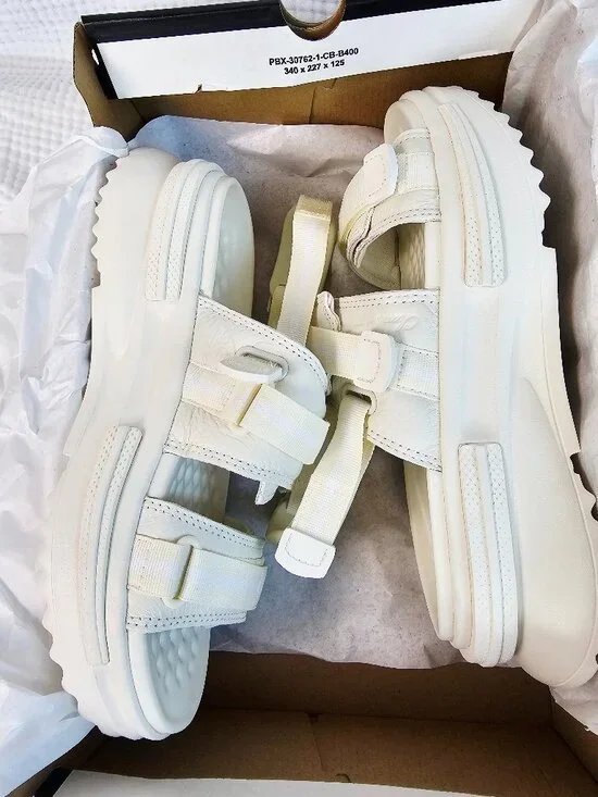 😍NWT😍 Converse Run Star Utility Sandal CX | Egret | Women's 8 / Men's 7 - Picture 2 of 9